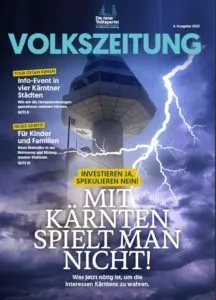 Volkszeitung 4. Ausgabe 2022 - Mit Kärnten spielt man nicht. (Schwerpunkt Flughafen)